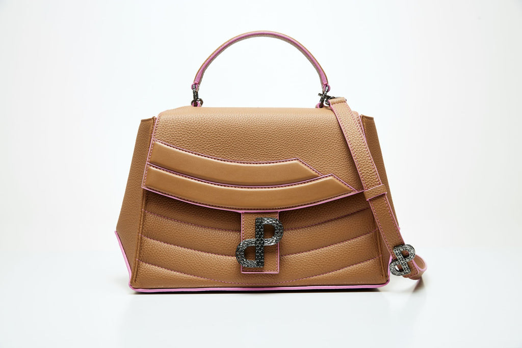 Taupe Messalina Saddle