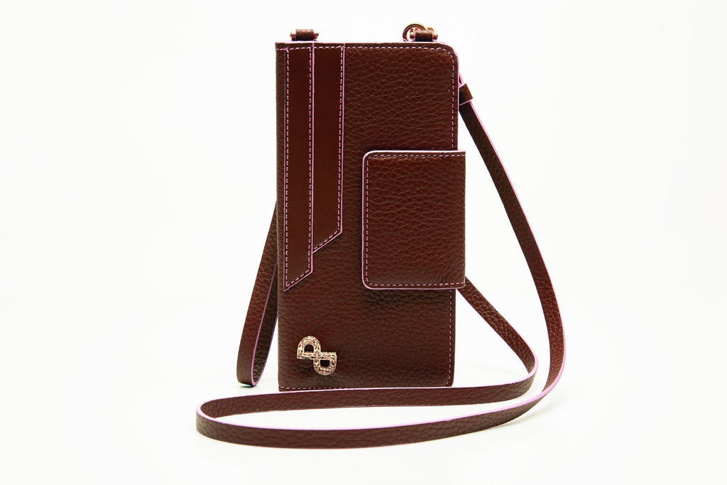 Bordeaux Claudia Carryall Mobile Pouch