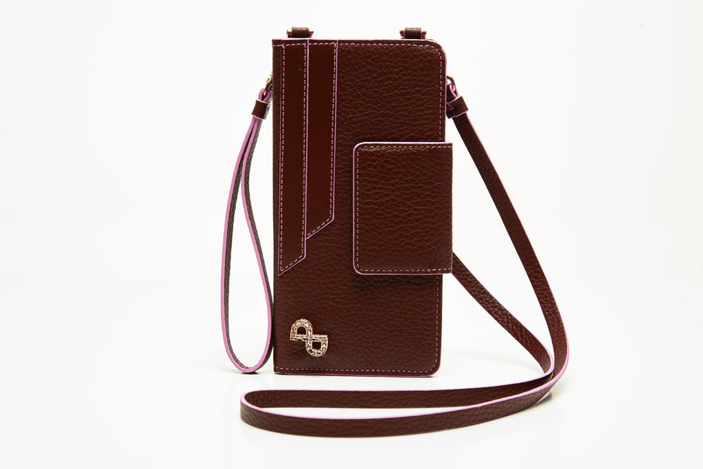 Chocolate Claudia Carryall Mobile Pouch