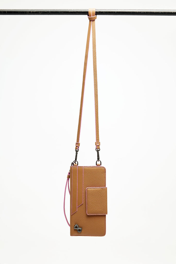 Taupe Claudia Carryall Mobile Pouch